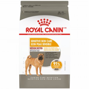 17lb Royal Canin Medium Sensitive Skin Care Dry Dog Food USA | 894316-UKG