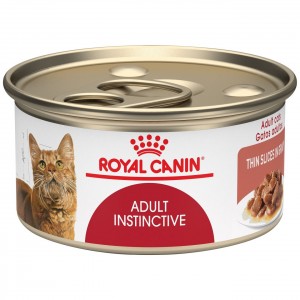 24 x 3oz Royal Canin Adult Instinctive Thin Slices in Gravy Wet Cat Food USA | 513098-YVZ