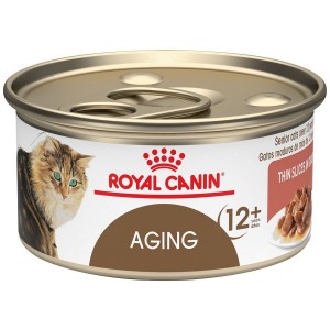 24 x 3oz Royal Canin Aging 12+ Thin Slices in Gravy Wet Cat Food USA | 820761-QUY