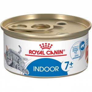 24 x 3oz Royal Canin Indoor 7+ Morsels In Gravy Canned Wet Cat Food USA | 340628-LPE