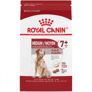 30lb Royal Canin Medium Adult 7+ Dry Dog Food USA | 963287-THA