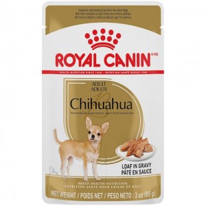 4 x 3oz Royal Canin Chihuahua Loaf in Gravy Pouch Wet Dog Food USA | 104938-WEK