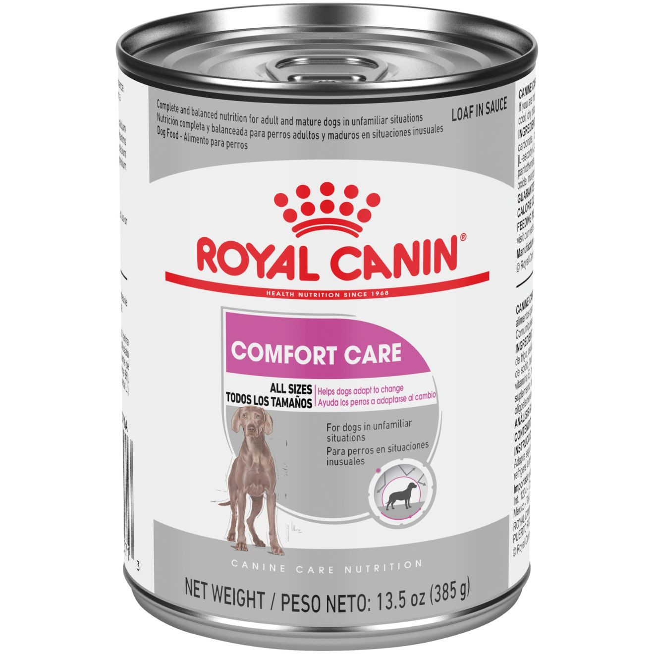 12 x 13.5oz Royal Canin Comfort Care Loaf in Sauce Canned Wet Dog Food USA | 963071-THD