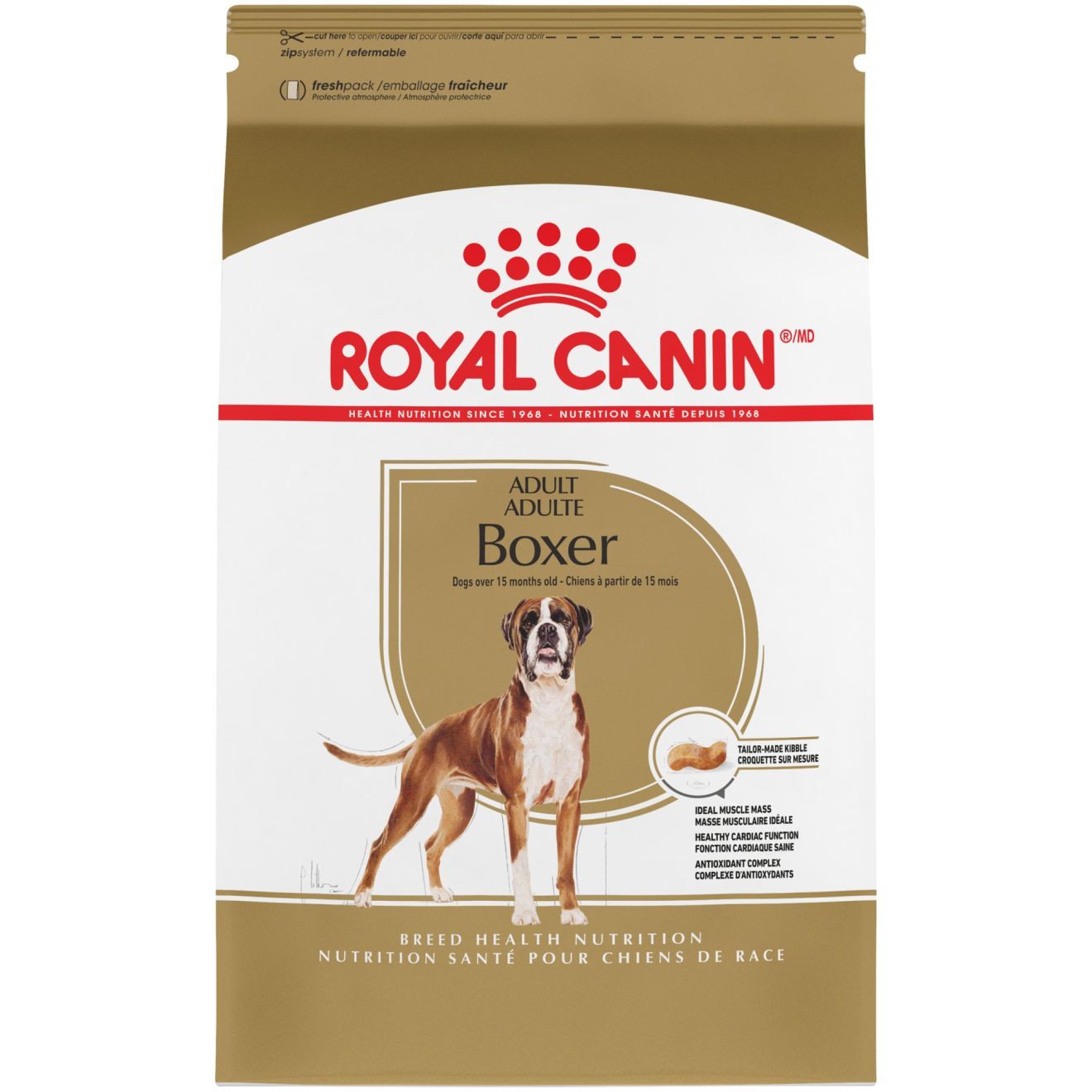 17lb Royal Canin Boxer Adult Dry Dog Food USA | 456273-HFN