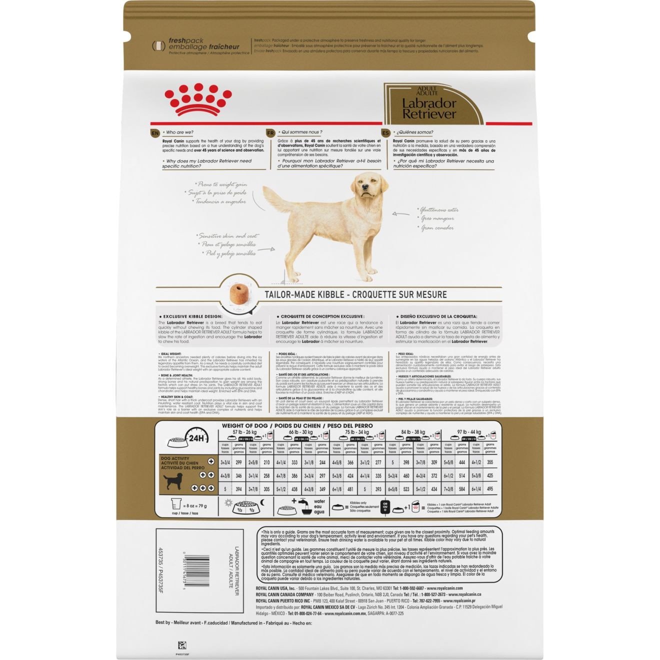 17lb Royal Canin Labrador Retriever Adult Dry Dog Food USA | 326759-COF