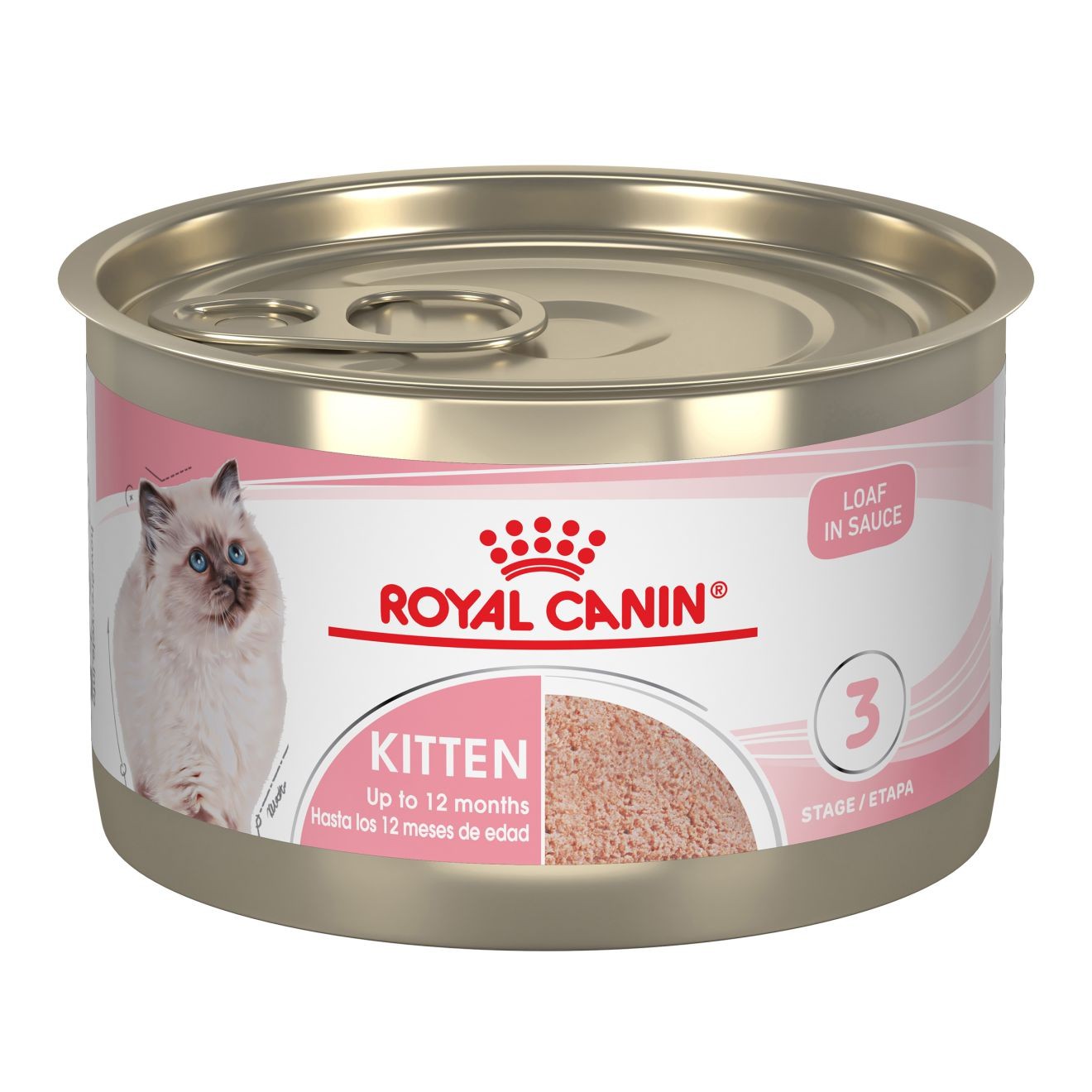 24 x 5.1oz Royal Canin Kitten Loaf in Sauce Canned Wet Cat Food USA | 612873-LZU