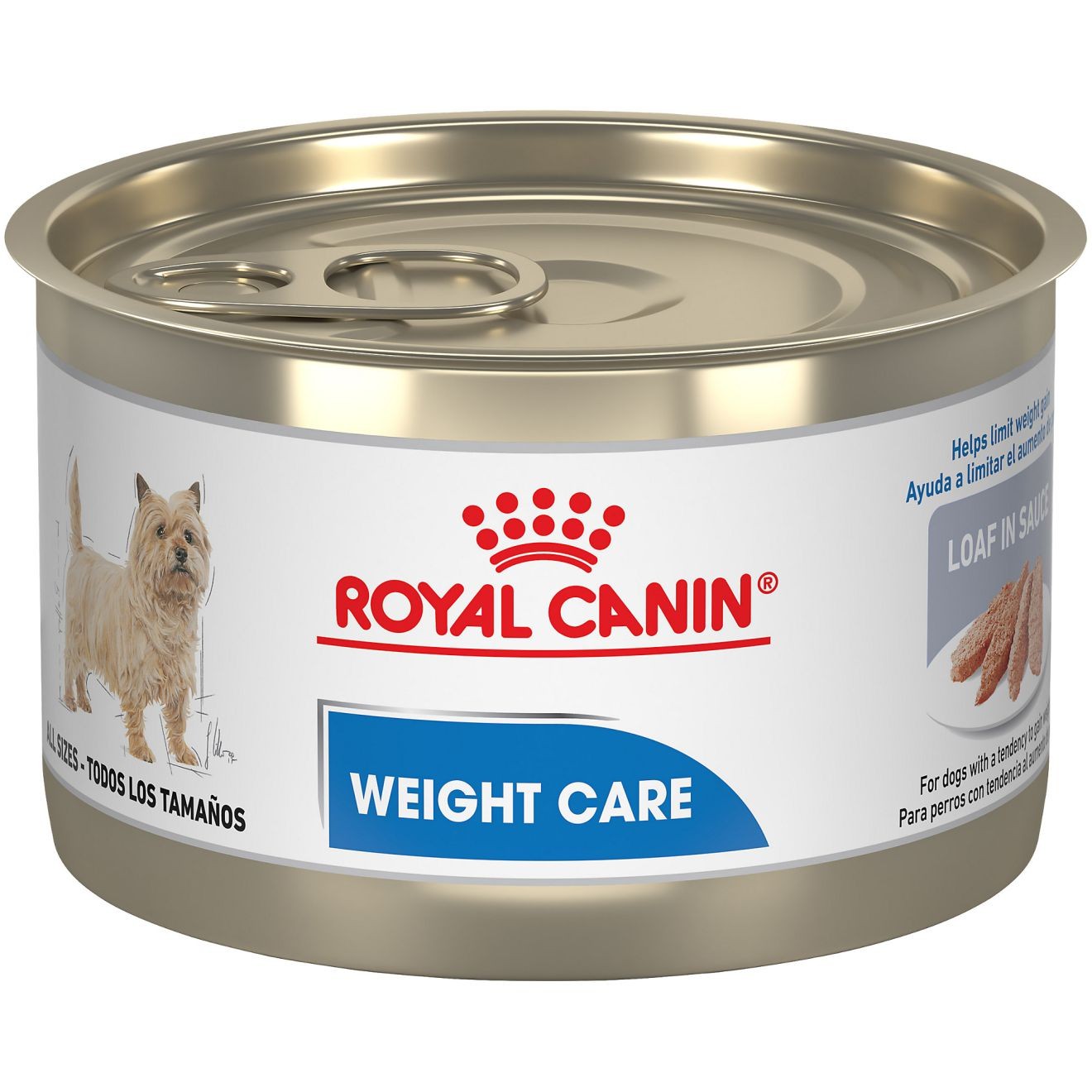 24 x 5.2oz Royal Canin Weight Care Loaf in Sauce Canned Wet Dog Food USA | 086914-TPK