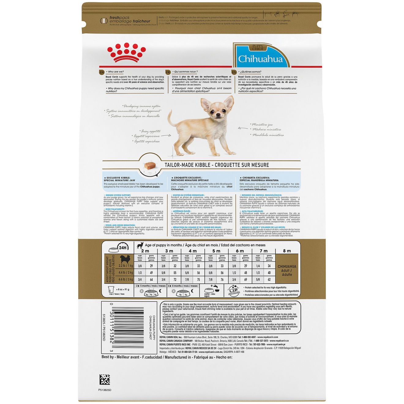 2.5lb Royal Canin Chihuahua Puppy Dry Dog Food USA | 527641-UMC