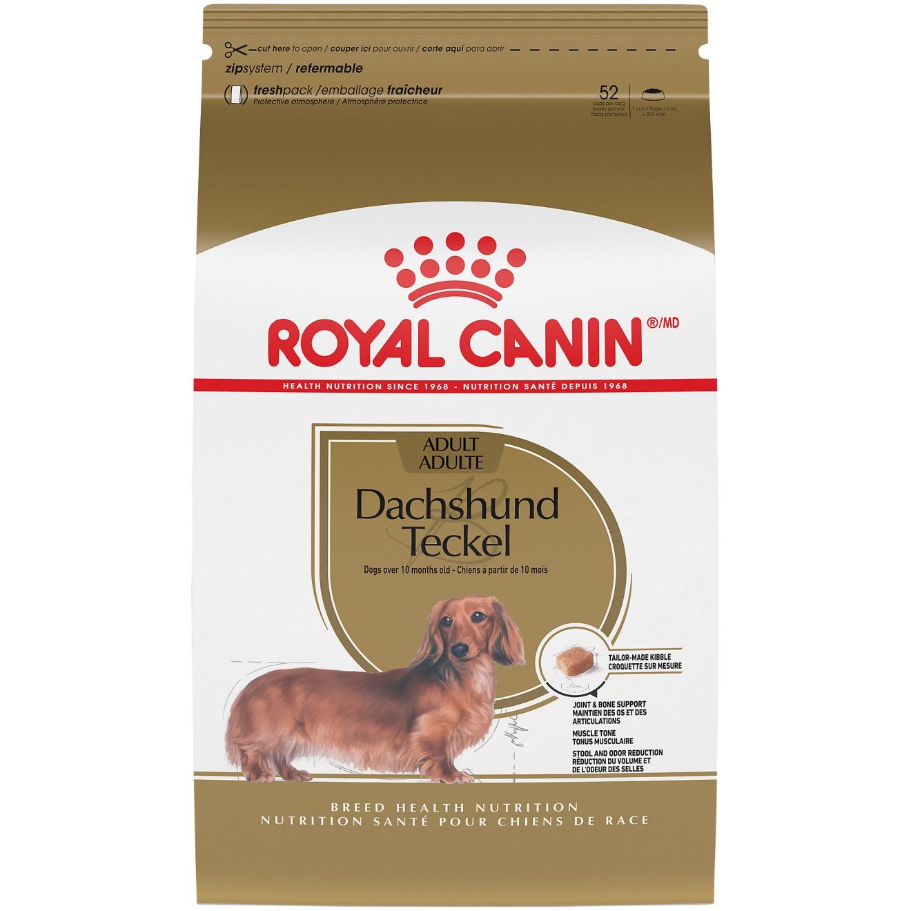 2.5lb Royal Canin Dachshund Adult Dry Dog Food USA | 159302-OMC