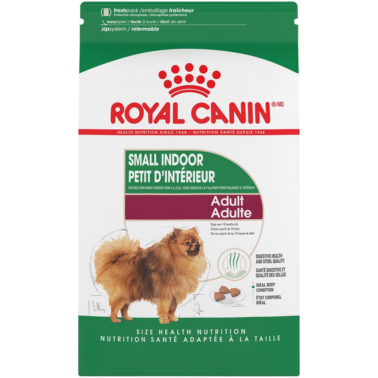 2.5lb Royal Canin Small Indoor Adult Dry Dog Food USA | 762840-BIK