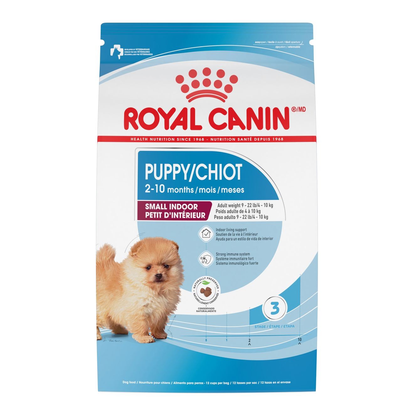 2.5lb Royal Canin Small Indoor Puppy Dry Dog Food USA | 453017-BMP