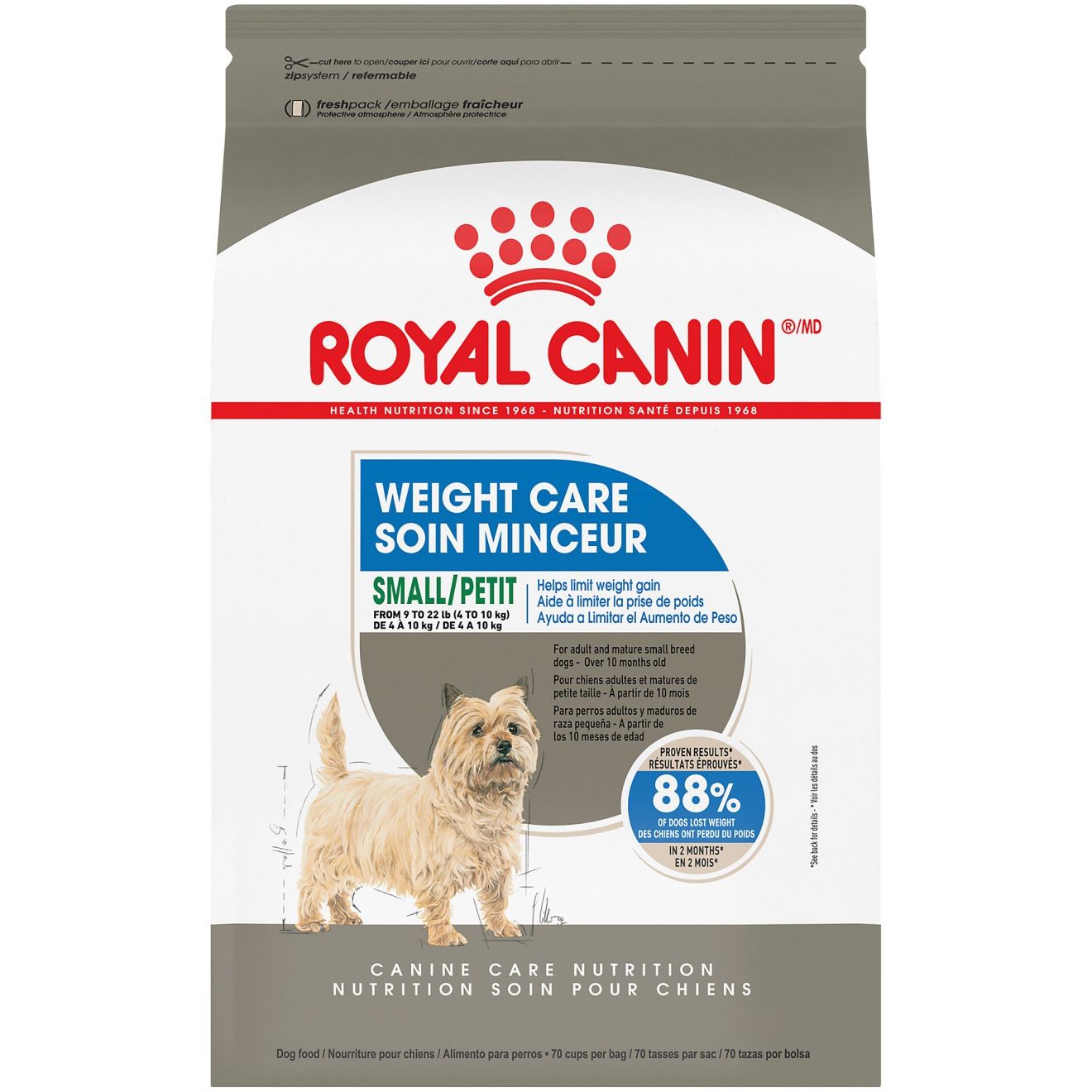 2.5lb Royal Canin Small Weight Care Dry Dog Food USA | 016235-ADX