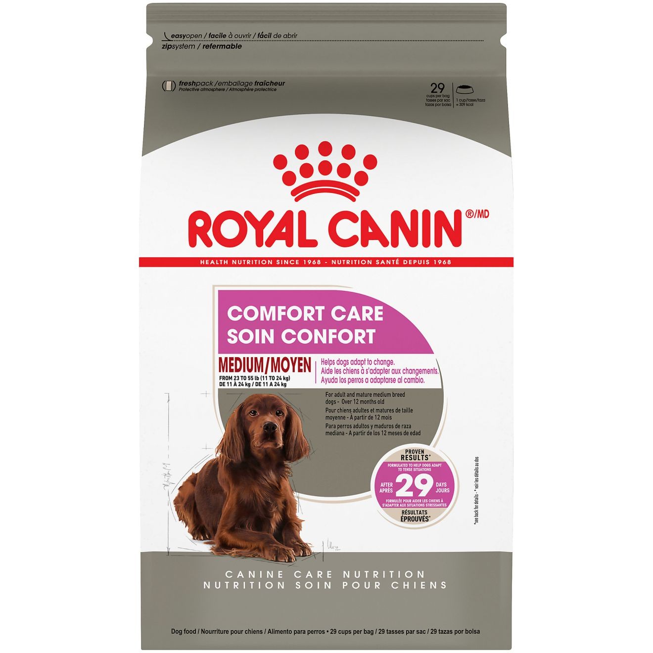 30lb Royal Canin Medium Comfort Care Dry Dog Food USA | 370216-PLU