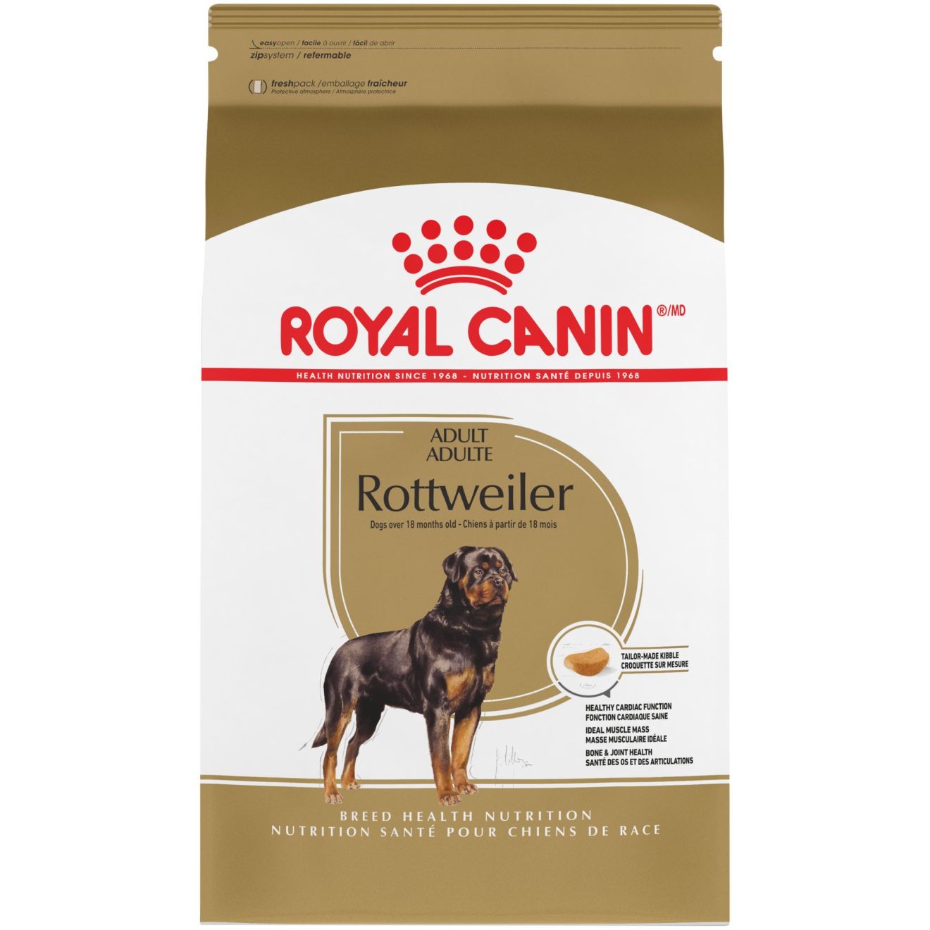 30lb Royal Canin Rottweiler Adult Dry Dog Food USA | 431970-PEM