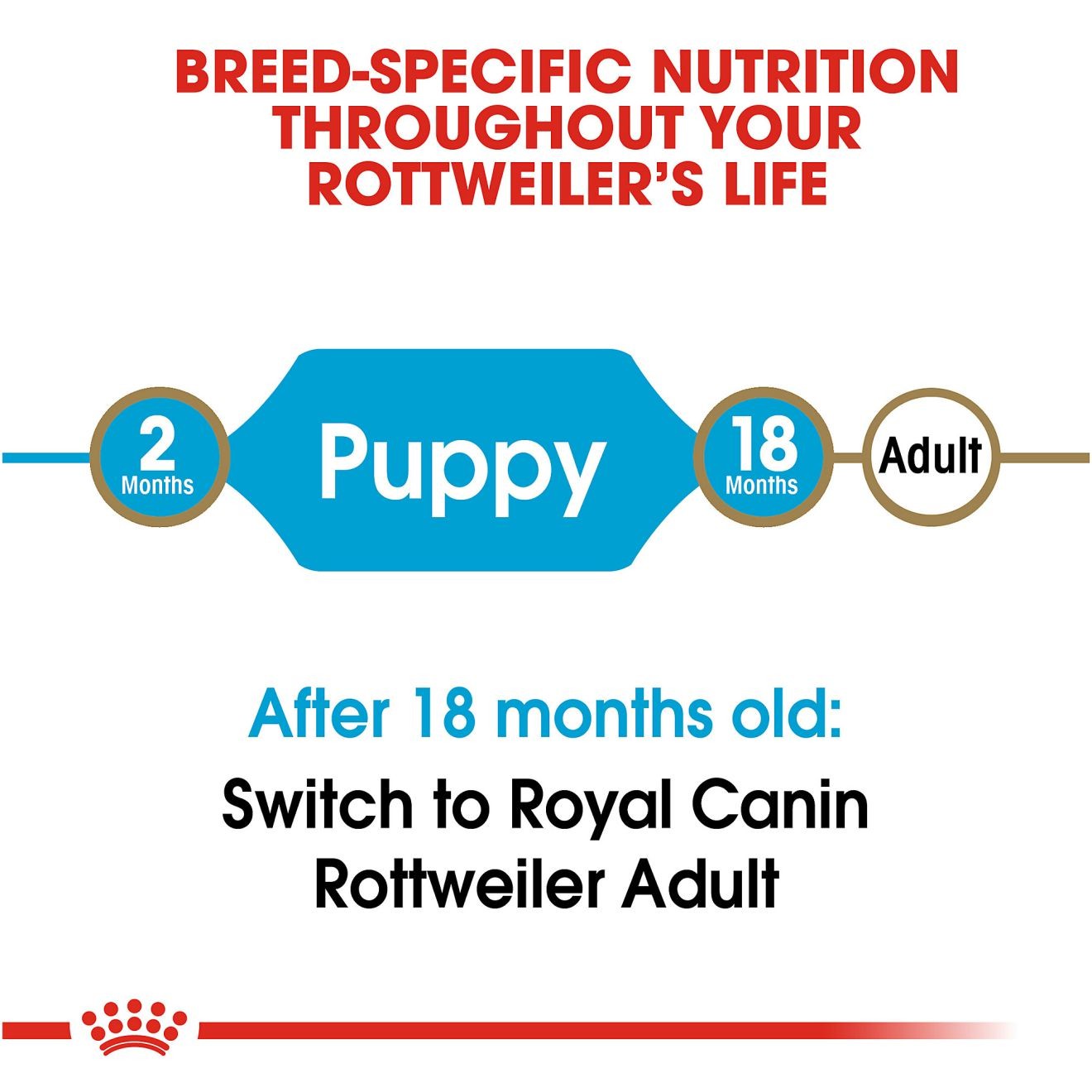 30lb Royal Canin Rottweiler Puppy Dry Dog Food USA | 429685-RMG