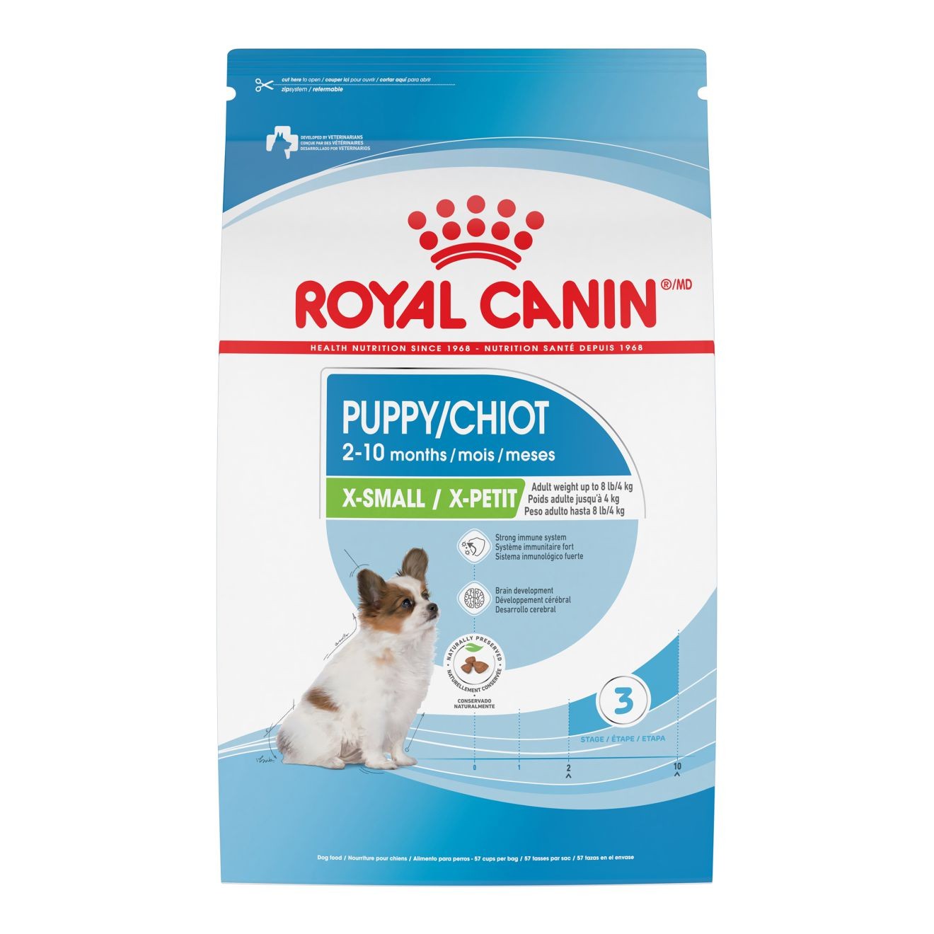 3lb Royal Canin X-Small Puppy Dry Dog Food USA | 871942-WAL