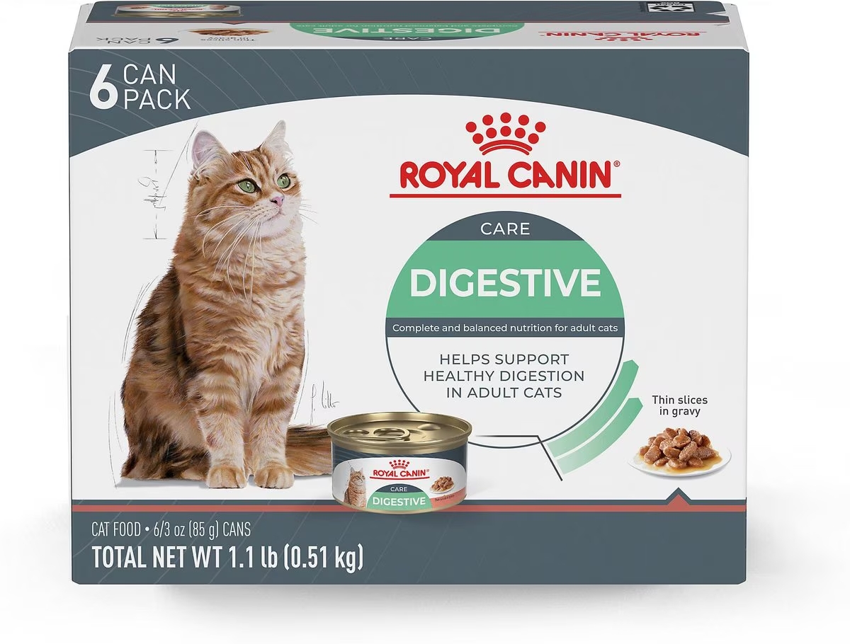 6 x 3oz Royal Canin Digestive Care Thin Slices In Gravy Canned Wet Cat Food USA | 076912-RHC