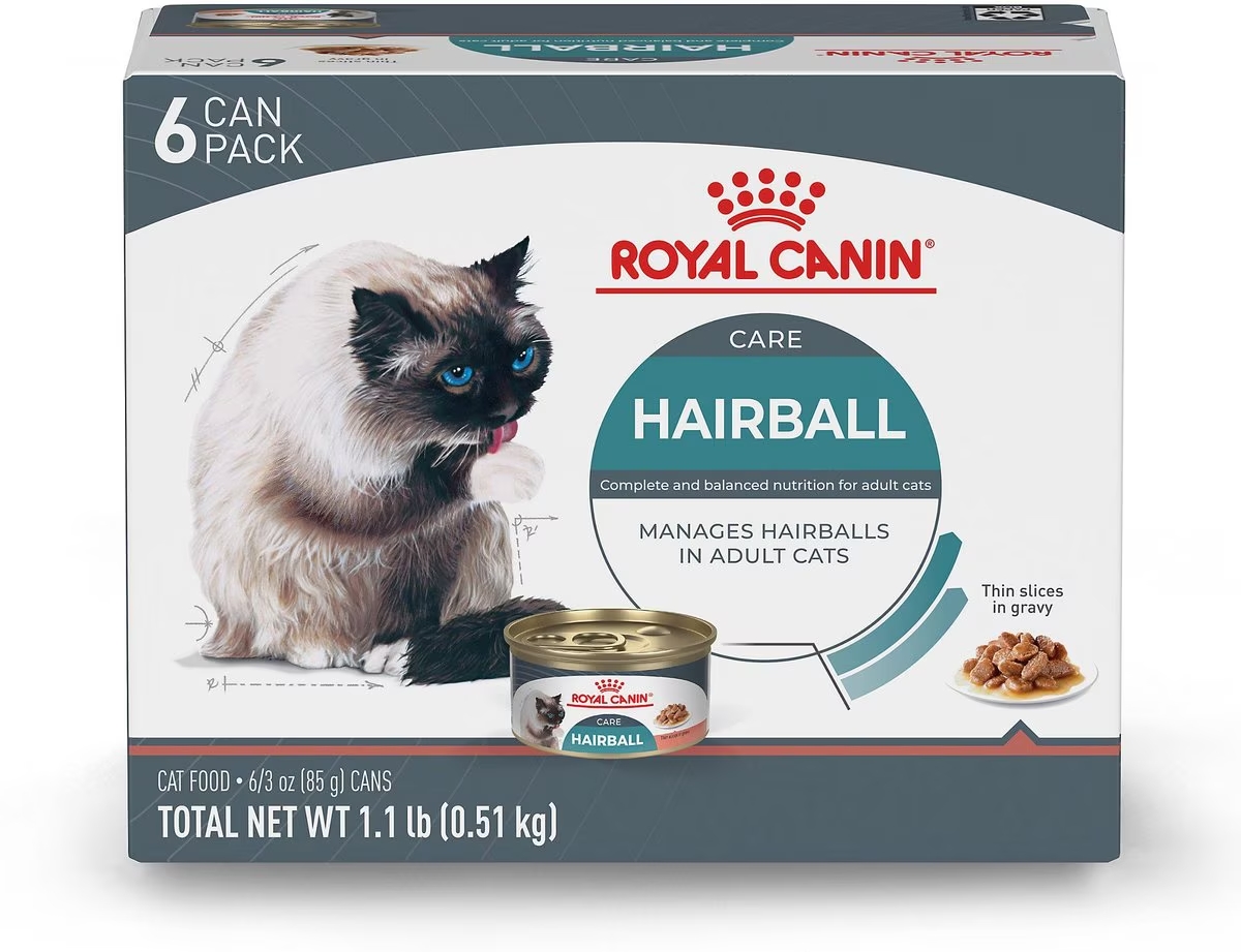 6 x 3oz Royal Canin Hairball Thin Slices in Gravy Canned Wet Cat Food USA | 235871-IXS